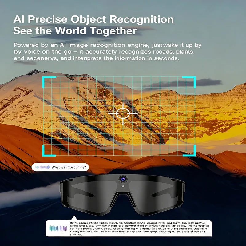 Lenovo AiVision Pro — AI Camera Smart Glasses 24MP