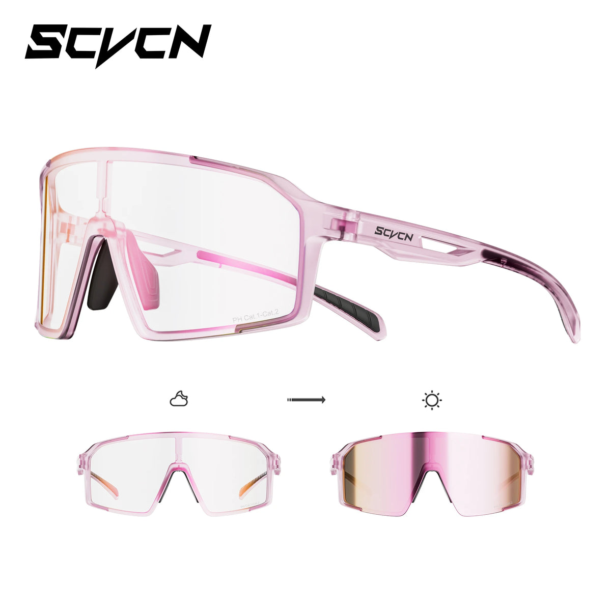 SCVCN CycleShield UV400 | Óculos Ciclismo MTB & Outdoor