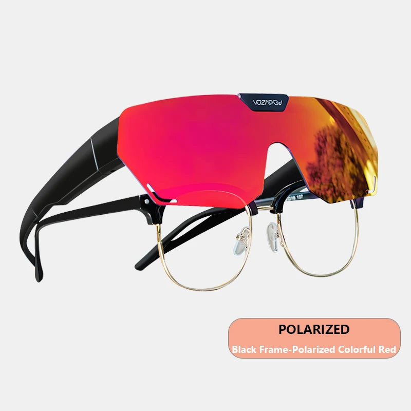 Vozapow SU16 | Óculos Ciclismo Polarizados UV400 — BTT, Estrada & Outdoor