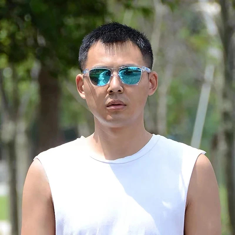 KLASSNUM 2026 Men's Sunglasses Anti-UV Coated Lens Driving Fishing UV400 Protection Outdoor Sports Shades New In
