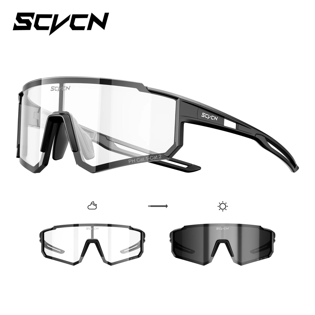 SCVCN Fotocromático Ciclismo UV400