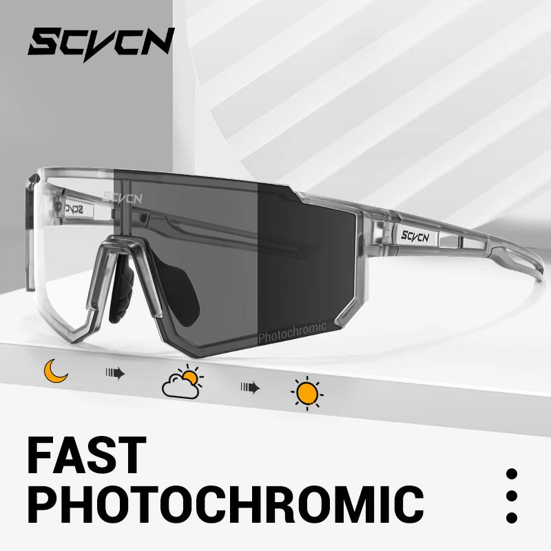 SCVCN Fotocromático Ciclismo UV400 | MTB & Estrada